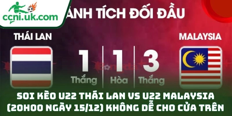 Soi kèo U22 Thái Lan vs U22 Malaysia (20h00 ngày 15/12) – Bán kết hấp dẫn 2 Soi kèo U22 Thái Lan vs U22 Malaysia (20h00 ngày 15/12) không dễ cho cửa trên