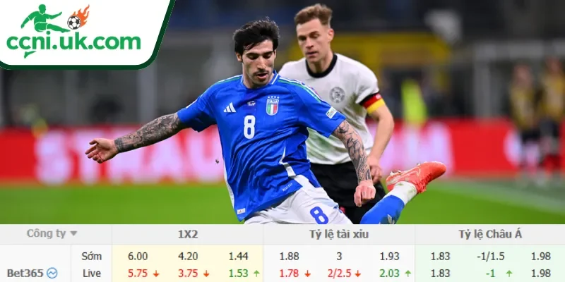 Chi tiết kèo Luxembourg vs Italia (01h45 ngày 04/06)